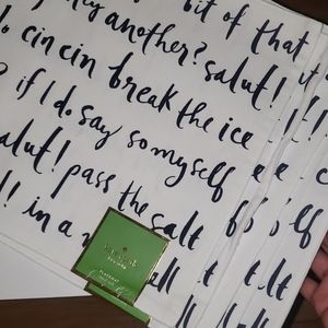 5pc Kate Spade New York Placemats NWT